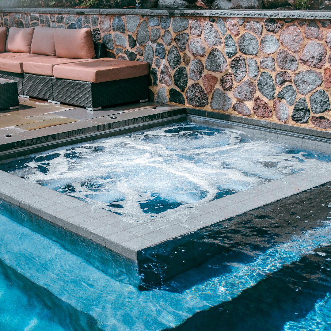 Nothing beats the heat of a jacuzzi bath during the cozy weather. Unwind with a drink in hand, or simply relax in the comfort of your very own backyard.