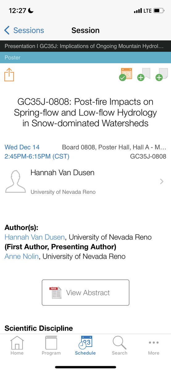 Come visit my poster at #AGU22 and #AGU2022 on Wednesday at 2:35 - 6:15 pm. I will be discussing my work on post-fire summer low flows in snow-dominated watersheds. I am poster 0808!