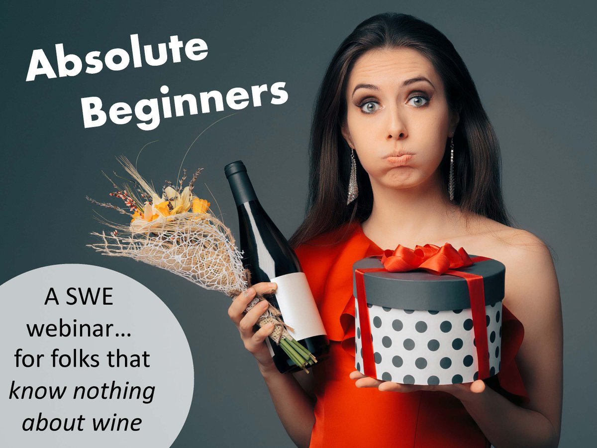 Absolute Beginners Webinar: 

Are you just beginning your wine journey? Are you befuddled by the fact that Zinfandel is a red grape? Do you confuse your AVAs with your AOCs?  If you answered “yes” to these questions, then this webinar is for you!

Info:
winewitandwisdomswe.com/swebinar-sched…
