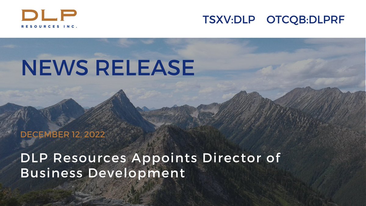 DLP Resources Appoints Director of Business Development: dlpresourcesinc.com/dlp-resources-…
