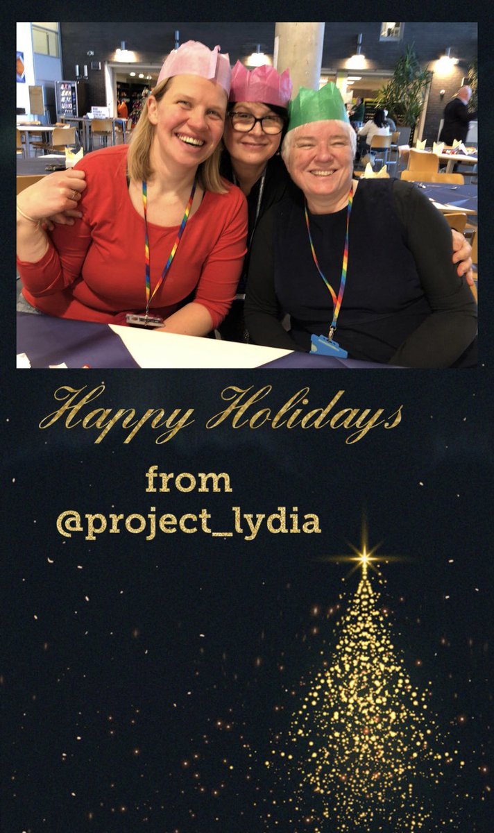 Happy team @project_lydia #DrKarenMatthews
<a href="/FreedenBecca/">Becca Freeden</a> 
<a href="/LauraFregonese1/">@LauraFregonese</a> 
holidays lunch <a href="/QMUniversity/">QueenMargaretUni</a> 
wt very tasty healthy food for #bones &amp; #muscles 

We wish you a joyful 🤩#holidayseason a #happyNewYear2023