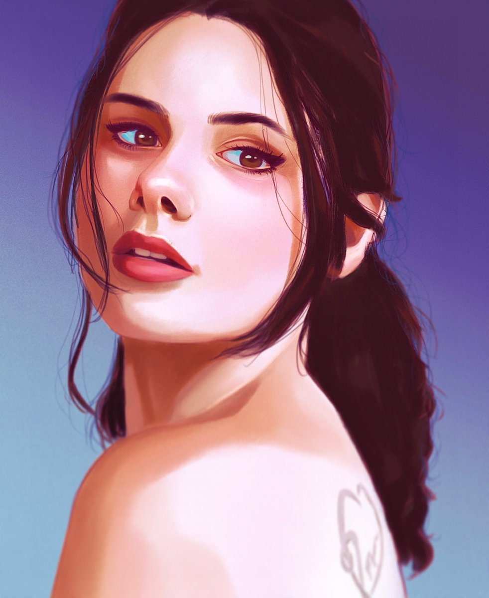 Another finished commission , this time it was my cousin :D #artist #digitalart #portrait #clipstudiopaint