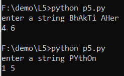 BhaktiAher6's tweet photo. Day 4 of #30DaysOfCode
✅Program for:
✔Read a string and check if its a palindrome
✔Read two strings and check if they are anagrams.
✔Read a name and sort it.
✔Read a string and count number of vowels and console

#30daysofcode #100daysofcode #python #30daysofcodechallenge https://t.co/pT6qa7iOSy