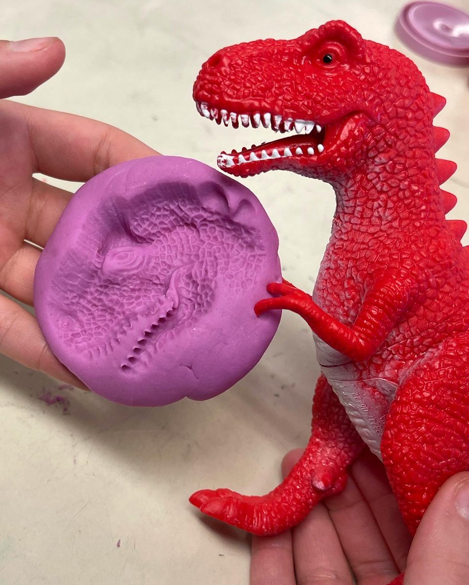 TyngsboroughPS's tweet photo. Fun with fossils in 6th grade! 🦕 In Mr. Holgate’s class during science students used play doh to create, trace and mold fossils! Such a fun activity for these students. #tpsprepares #funwithfossils #science https://t.co/KLhgQYP4EF