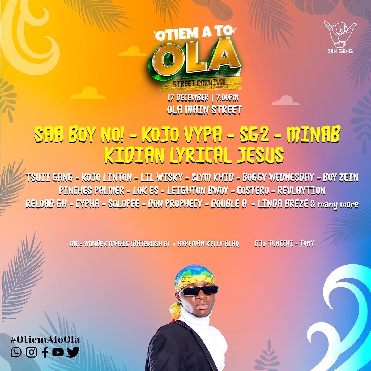 🟢 <a href="/saaboynomusic/">INTERNATIONAL BADMAN</a>  🟢 brings to you good music from the motherland. A night where stars shine even brighter in the streets amongst fellow mortals.  This is our culture! The 3rd version of OTIEM A TO OLA is here! 🔥 My brothers and I are ready to entertain you thoroughly!