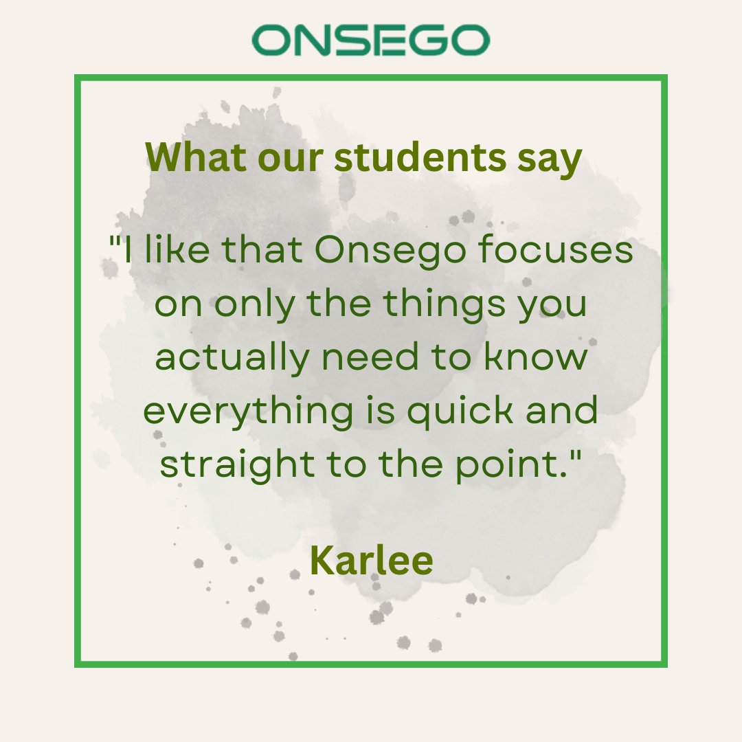 onsegoprep's tweet image. We are proud of all our students at #Onsego. Here is what they say about our #GED prep courses.