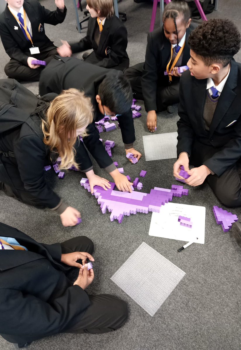 TrinityAcademyL's tweet photo. Next term our students start an array of brand new Involve clubs, all 480 of them, twice a week!
In the last Lego club of the term our Purple Stars were creating……purple stars! #culture #identity #sharedlanguage 💜🌟 https://t.co/DUr9gtjaFE