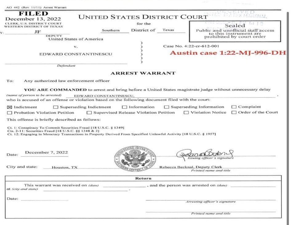 Retro1UP | QElon ๐ (@retro1uparmy) on Twitter photo BREAKING ๐จARREST WARRANT for
Edward Constantinescu <a href="/MrZackMorris/">Zack Morris</a> aka "MASTER FURU" ๐
You can run, but you can't hide. #AtlasTrading #Fintwit BREAKING ๐จARREST WARRANT for
Edward Constantinescu <a href="/MrZackMorris/">Zack Morris</a> aka "MASTER FURU" ๐
You can run, but you can't hide. #AtlasTrading #Fintwit