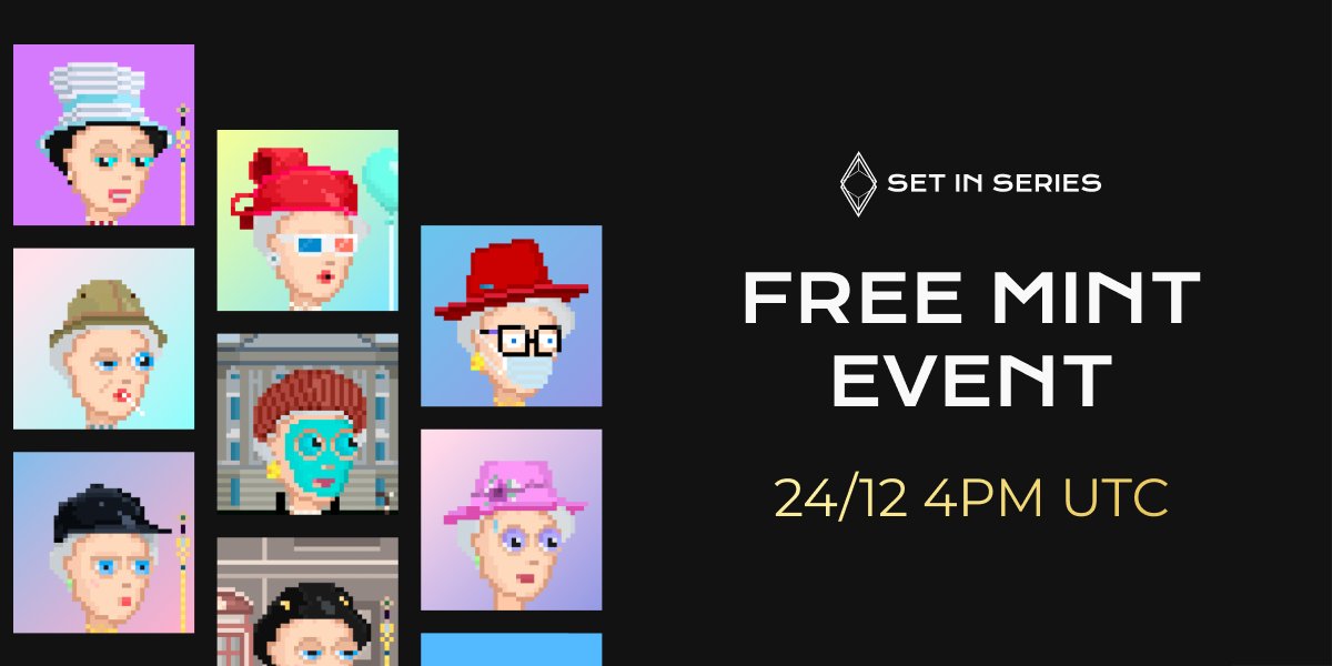 The change of the British monarchy in 2022, reflected in the historical #NFT collection Queen Pix 👑

🎅 XMAS #FREEMINT 🎅
🎄 24 December 2022🎄

Try your luck and get a WL spot in the #HNFT free mint

premint.xyz/queen-pix/