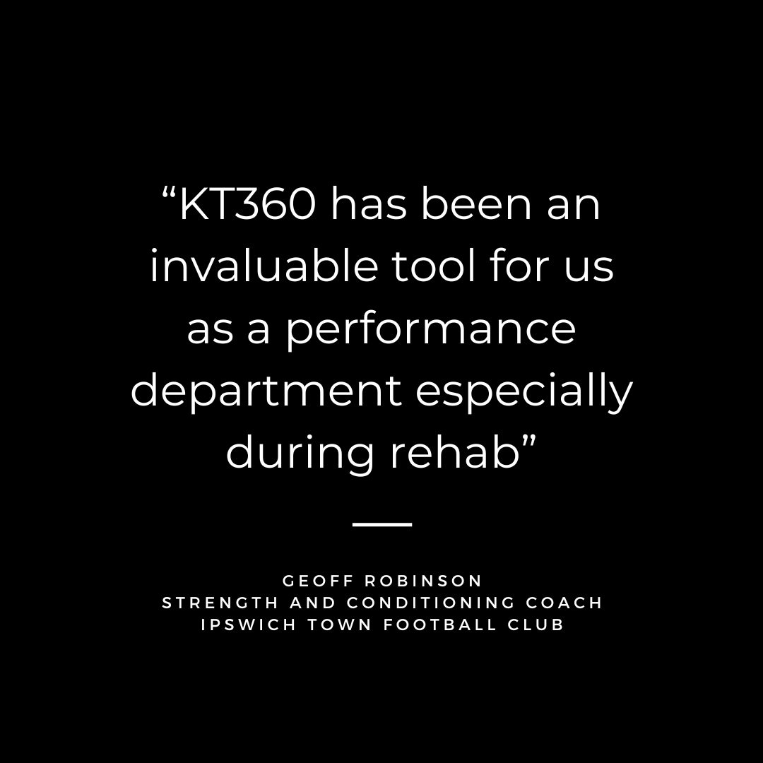 KangaTech_'s tweet photo. KT360 has been an invaluable tool for us as a performance department especially during rehab” - Geoff Robinson - First Team Strength and Conditioning Coach, Ipswich Town Football Club

Learn more about KT360 at https://t.co/dBh9oaym4r

#kangatech #KT360 #athlete #physiotherapy https://t.co/CRAFvtChwM