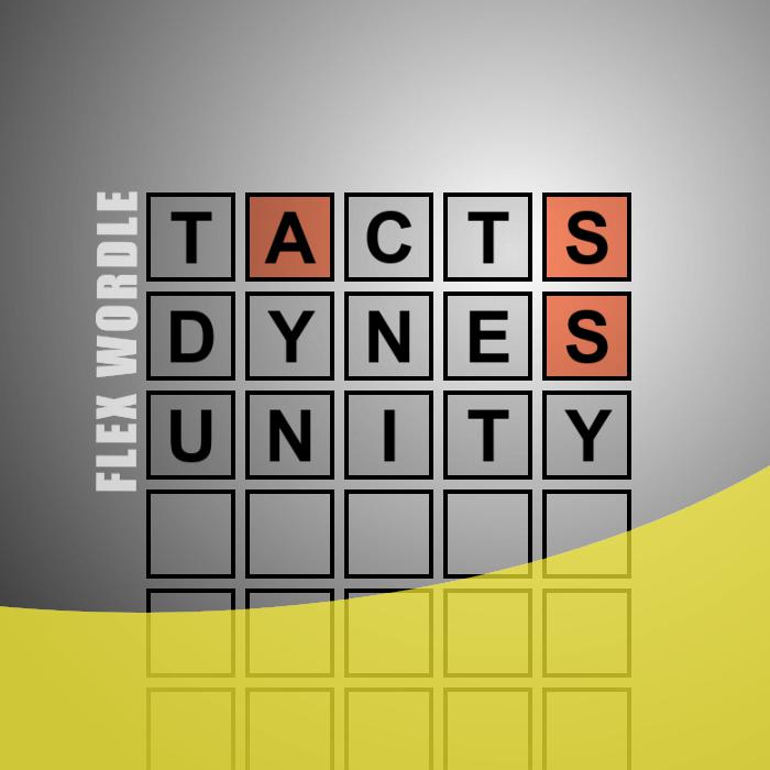 GBrainTeasers's tweet photo. Flex Wordle 241 - #TACTS, #DYNES, #UNITY - Guess the #WORDLE in 3 tries - https://t.co/RrBRJqv203 https://t.co/zwuICKZIq0