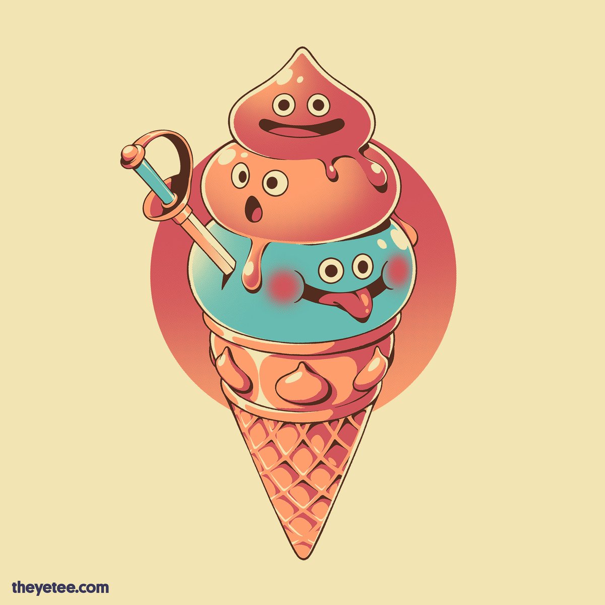「Hurry up and defeat them before they mel」|The Yetee 🌈のイラスト