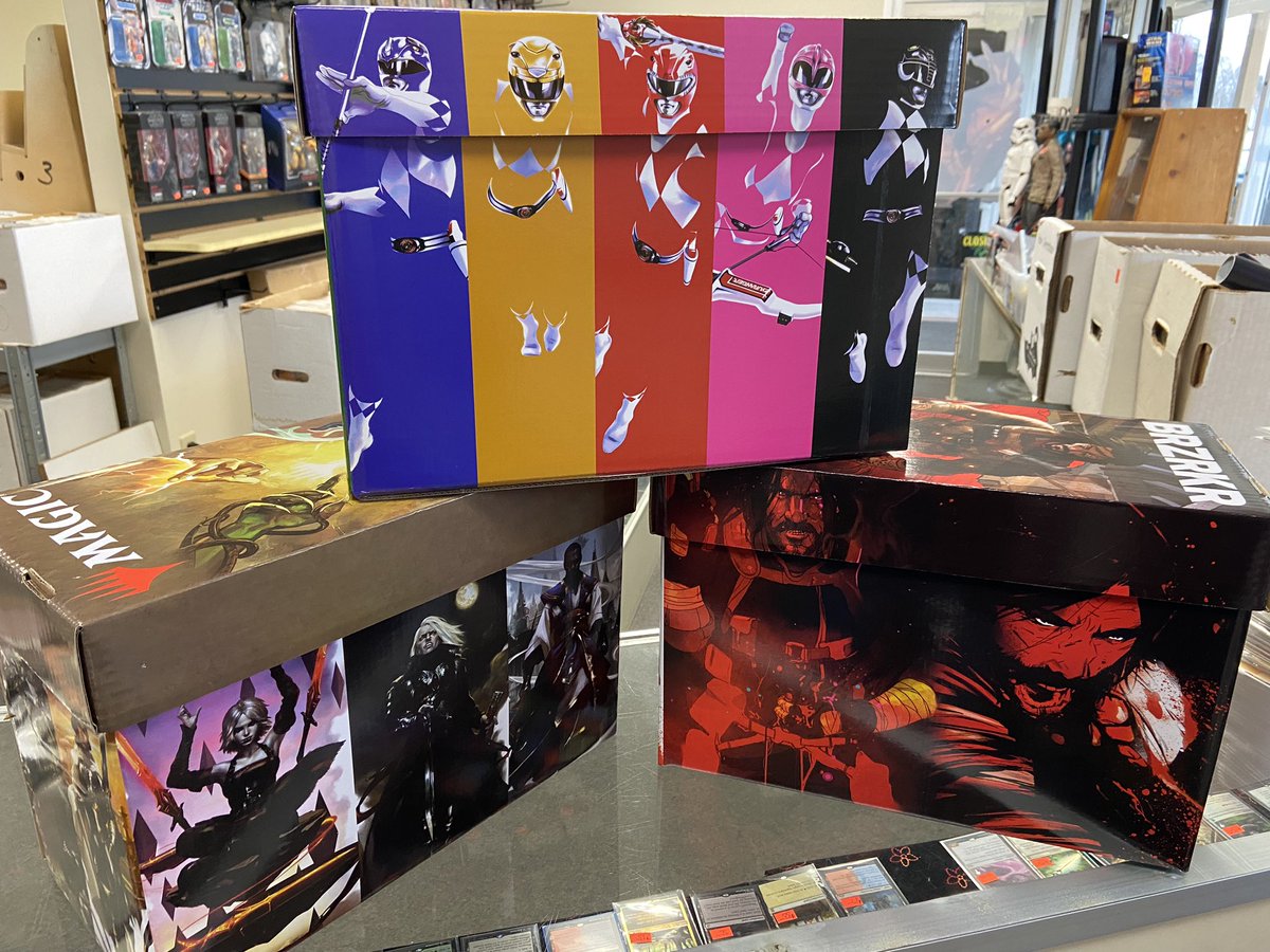 grouptherapytv's tweet image. New comic boxes in and for sale #comicboxes #comicbooks