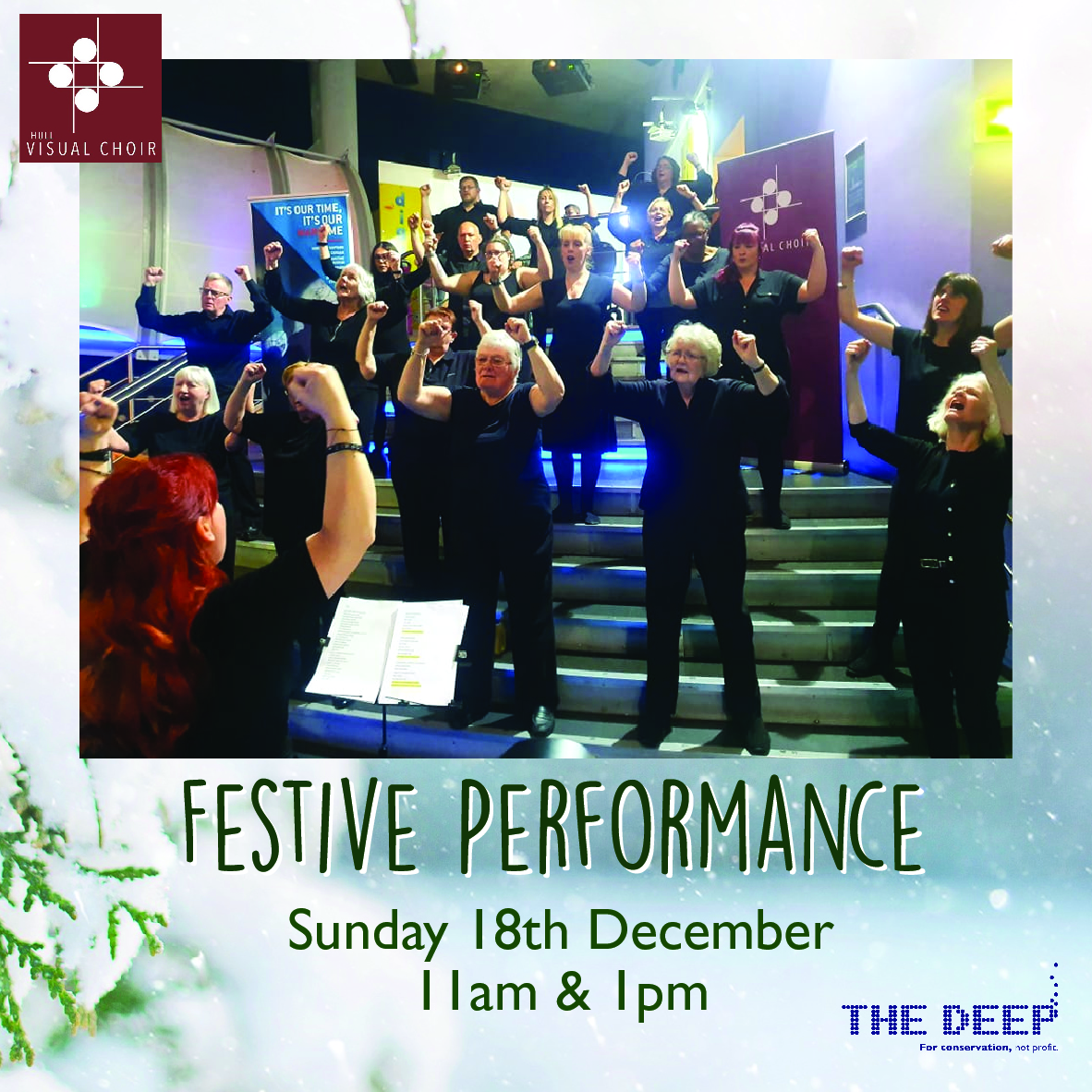 TheDeepHull's tweet photo. Join us this Sunday when we have two very special #festive performances from #Hull Deaf's Centre's Visual #Choir at 11am & 1pm. Prebooking is essential. Book online at https://t.co/wKpjvkpbyR
#TheDeepHull #WinterHolidays #WinterEvents #VisitHull #HullDaysOut #DaysOut #Activities https://t.co/mLh5kZUTvU