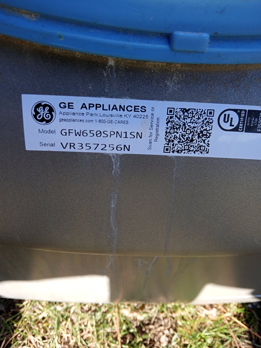 JimCoteWard3's tweet photo. @generalelectric @MassSave  Washer was just a year old and repair tech said its too expensive too fix and parts not available.  The machine was provided to my 80 year old MIL.  Possibly @generalelectric you could build a better product or stand by your "10" year warranty!!! haha https://t.co/baI8Qhf3DC