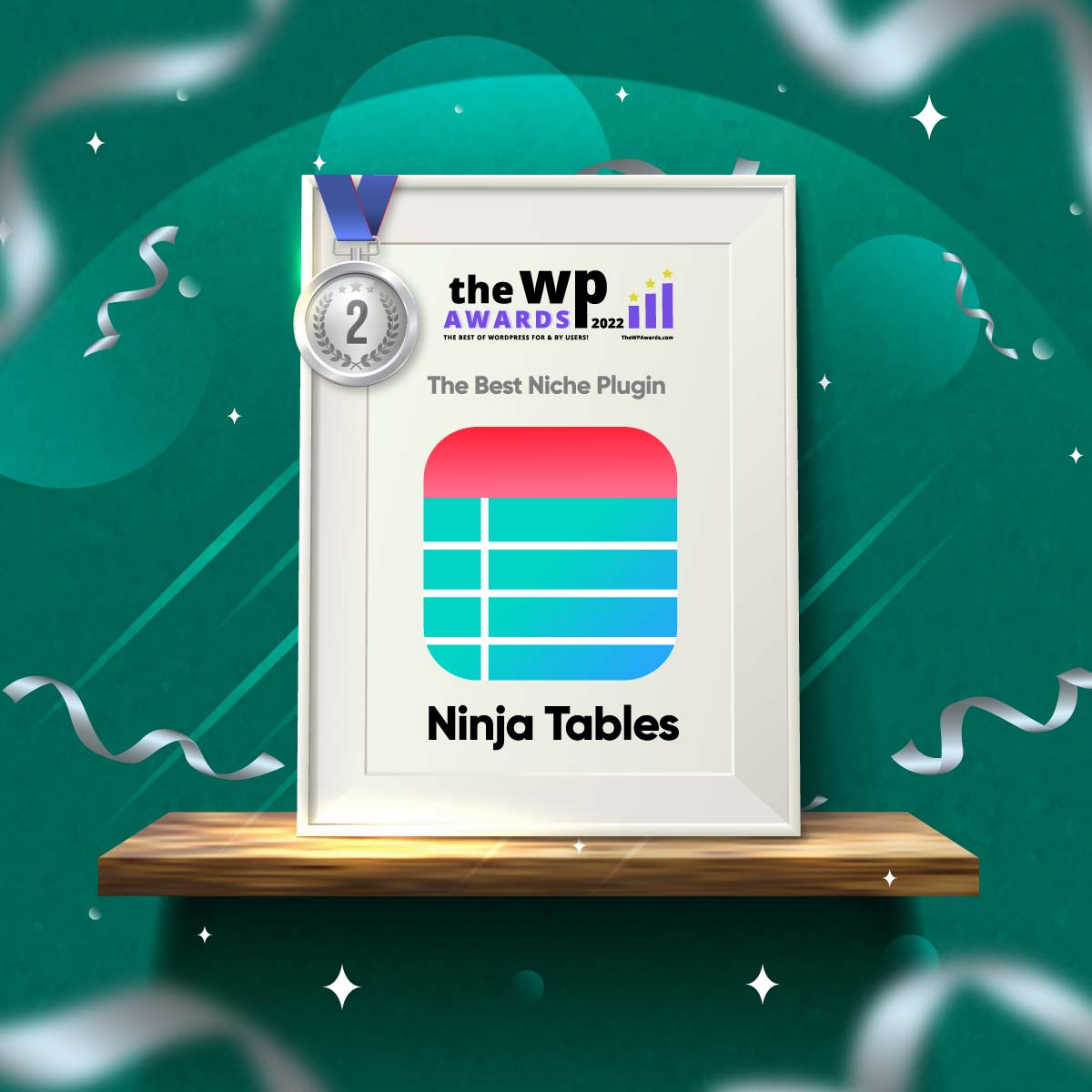 Ninja_Tables's tweet photo. 🤩🔥🥳

Ninja Tables is the 1st runner-up in the @thewpweekly awards under "Niche Plugin" category❗️

🔗 https://t.co/JHlPut5NKv

Many thanks for showing your love!

The team shares this win with you💌
#WordPress #tableplugin https://t.co/e7RcjLkcO9