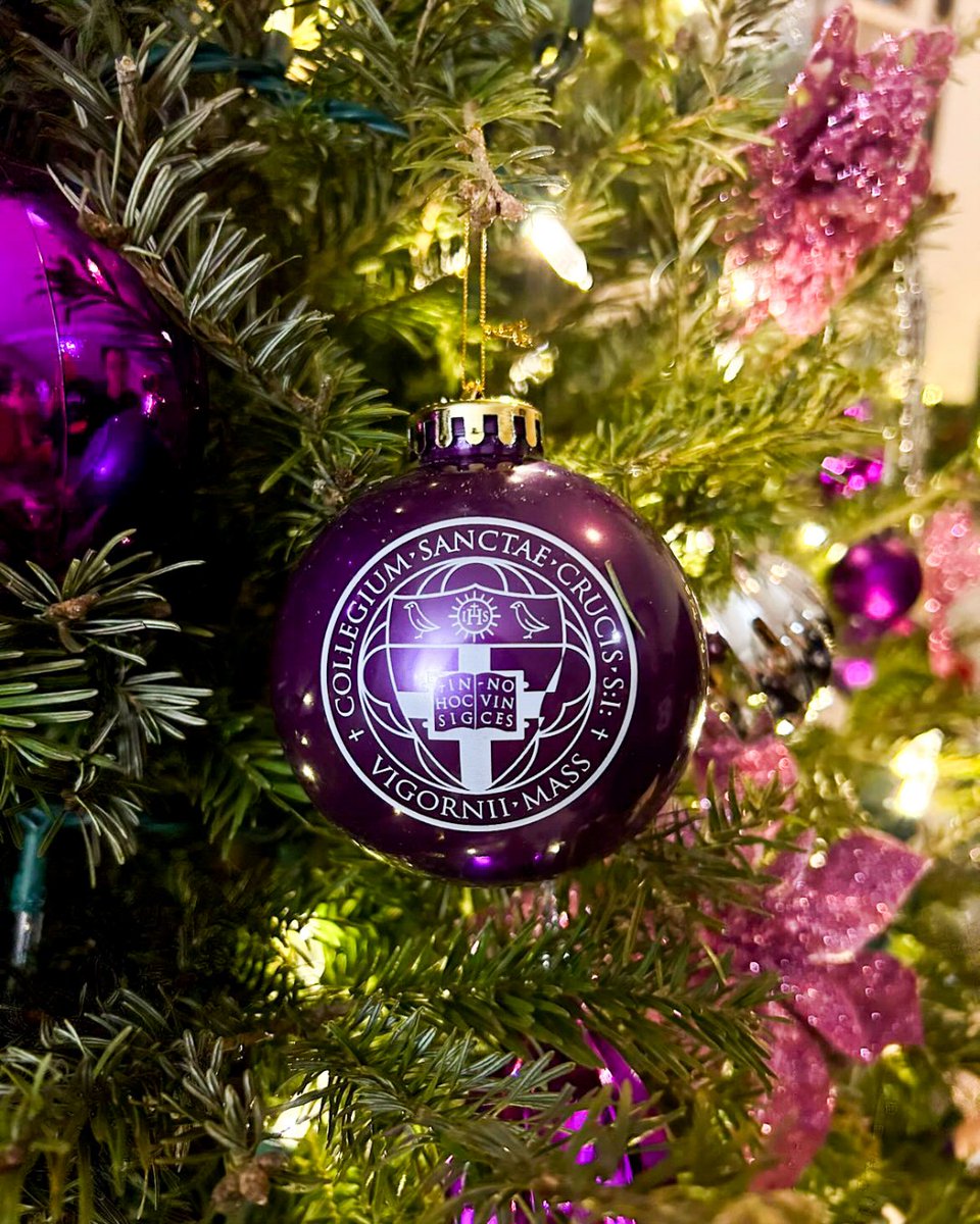 holy_cross's tweet photo. 🎵 I'm dreaming of a purple Christmas, just like the ones I used to know... 🎵🎄 #HolyCross

Our students sure know how to decorate in true HC style! 💜 

📸: Danielle Soriano '26 https://t.co/DTRCutZQDQ