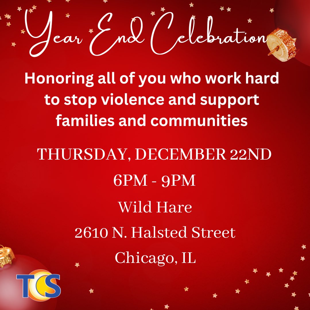 We must take time out to acknowledge those that are “ in the trenches” doing this work. Come out and celebrate another successful year!