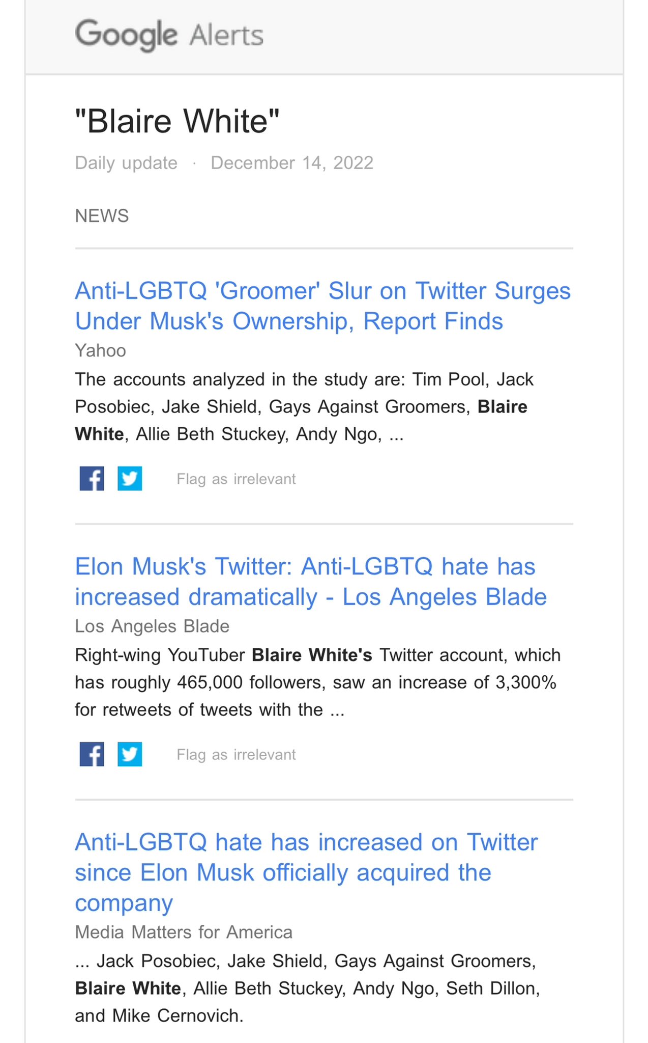 BLAIRE WHITE on Twitter "Look how the media attacks you when you dare