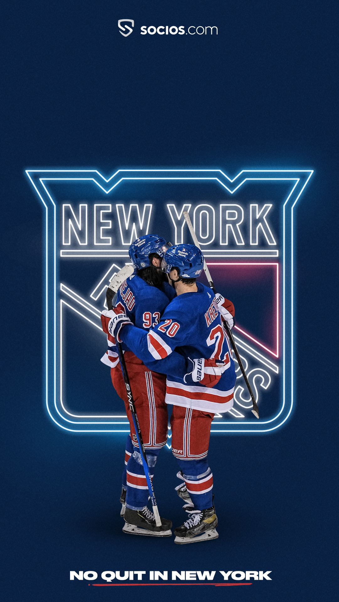 New York Rangers on X: No quit in your lockscreen. #WallpaperWednesday