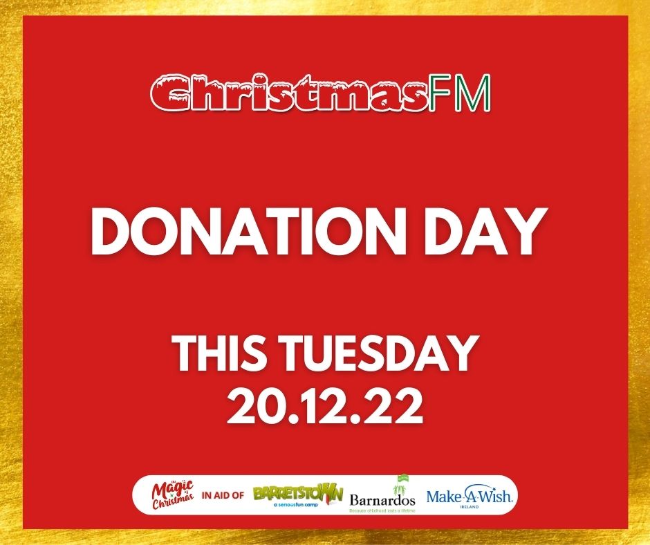 christmasfm's tweet image. Donation Day is this Tuesday! Tune in or donate now at themagicofchristmas.ie. 

Help give the gift of childhood to 5000 children who need it most, because every child deserves magic at Christmas. 

We are proudly supporting Ireland's children charities through @SupportTheMagic
