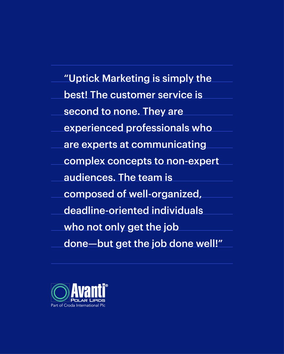 We've loved every moment of helping @AvantiLipids grow their business over the past two years!