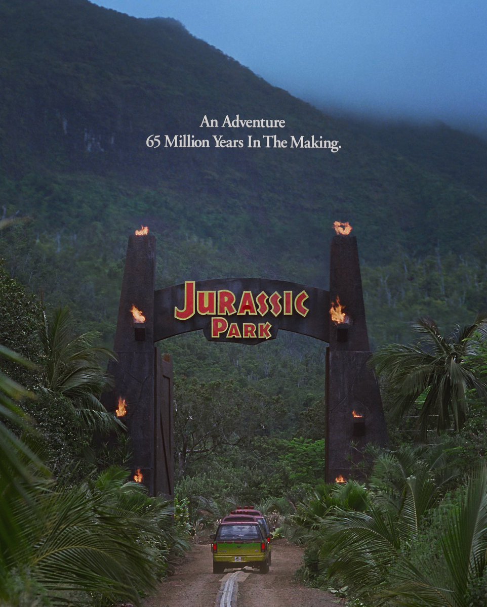 The Jurassic franchise is one of a kind. 🦖 #JurassicPark