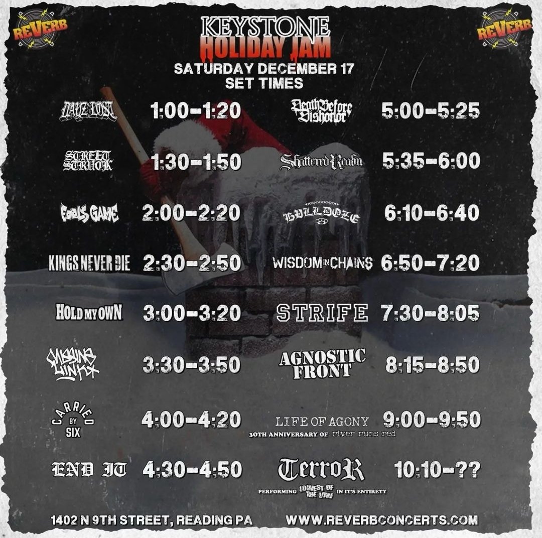 Fastbreakrecord's tweet image. Your Hardcore Christmas Party Itinerary 
#Keystonejam