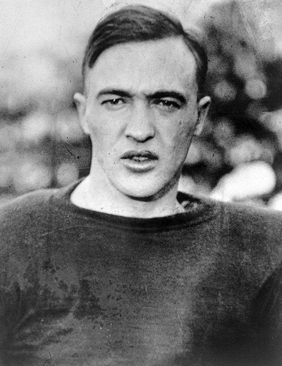 deathbyhibachi's tweet photo. American #football player #GeorgeGipp died #onthisday in 1920. 🏈 #NotreDame #TheGipper #WinOneForTheGipper #KnuteRockne #trivia https://t.co/J5kt18z1f4