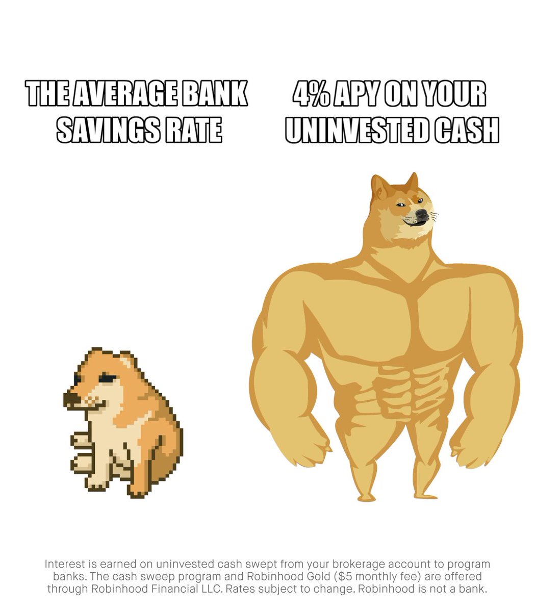 We're raising our #RobinhoodGold rate to 4%.