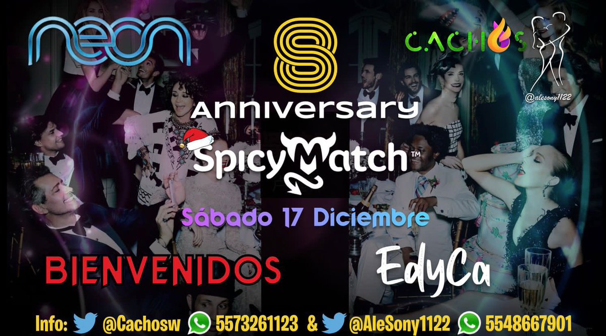 EyC_sw's tweet photo. Próximo sábado a disfrutar más de este ambiente!!! 🔥🍸🫦🫦💥
#swmexico #clubneon #spicymatch #8aniversary #sexysantas https://t.co/jot3pP6iXs