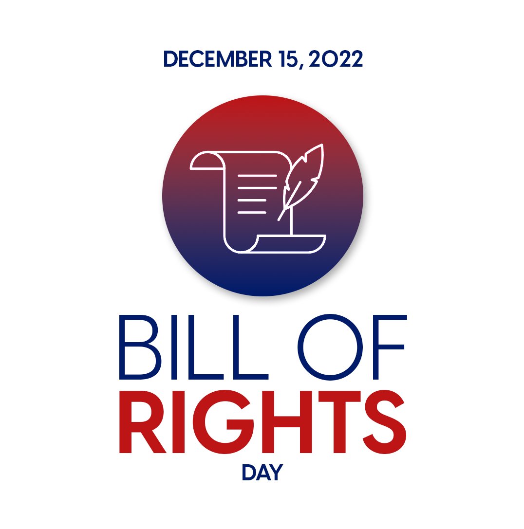 Today, we look back on the 231 years of protection the Bill of Rights has guaranteed to all Americans. During my time in the Senate, I have always stood for the rights and freedoms that our Constitution protects and defends.