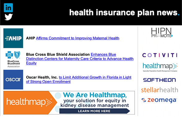 HIPN Eric Weber (@hcbd) on Twitter photo HIPN current edition ➡ bit.ly/3hck92N
<a href="/OscarHealth/">Oscar</a> Limits Additional Growth in FL ▩ <a href="/HealthEquity/">HealthEquity</a>: HSAs can Further Pay Equity ▩ #HIPNPROMOTE <a href="/Cotiviti/">Cotiviti</a> <a href="/healthmapcare/">Healthmap Solutions</a> <a href="/Softheon/">Softheon</a> <a href="/Stellar_Health_/">stellarhealth</a>
<a href="/ZeOmega/">ZeOmega</a>
➡Subscribe Free bit.ly/37ulXRG HIPN current edition ➡ bit.ly/3hck92N
<a href="/OscarHealth/">Oscar</a> Limits Additional Growth in FL ▩ <a href="/HealthEquity/">HealthEquity</a>: HSAs can Further Pay Equity ▩ #HIPNPROMOTE <a href="/Cotiviti/">Cotiviti</a> <a href="/healthmapcare/">Healthmap Solutions</a> <a href="/Softheon/">Softheon</a> <a href="/Stellar_Health_/">stellarhealth</a>
<a href="/ZeOmega/">ZeOmega</a>
➡Subscribe Free bit.ly/37ulXRG