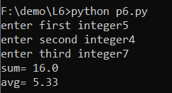 BhaktiAher6's tweet photo. Day 5 of #30DaysOfCode
✅Program for using Functions:
✔To chant some mantra
✔To accept as input three numbers and return their sum and average
✔To accept as input two integer and return the min of two
✔To accept as input radius and print area and circumference of circle https://t.co/owfkeB4x2U