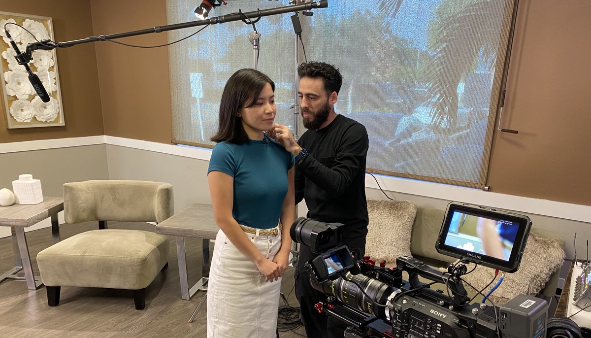 Sino_Biological's tweet photo. #BTS photos of an upcoming interview with BrandStar!

#interview #biotech #cro #covid #bioreagents #therapeutics #protein #antibodies https://t.co/QPt0HUSoVi