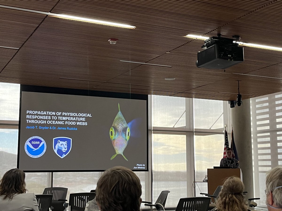 My undergrad Jake Snyder presented his REU research at the CalCOFI Conference at the Southwest Fisheries Science Center in La Jolla. Good job Jake!!! :D <a href="/medinalab/">The Medina Lab</a> <a href="/PSUScience/">Penn State Eberly College of Science</a>
