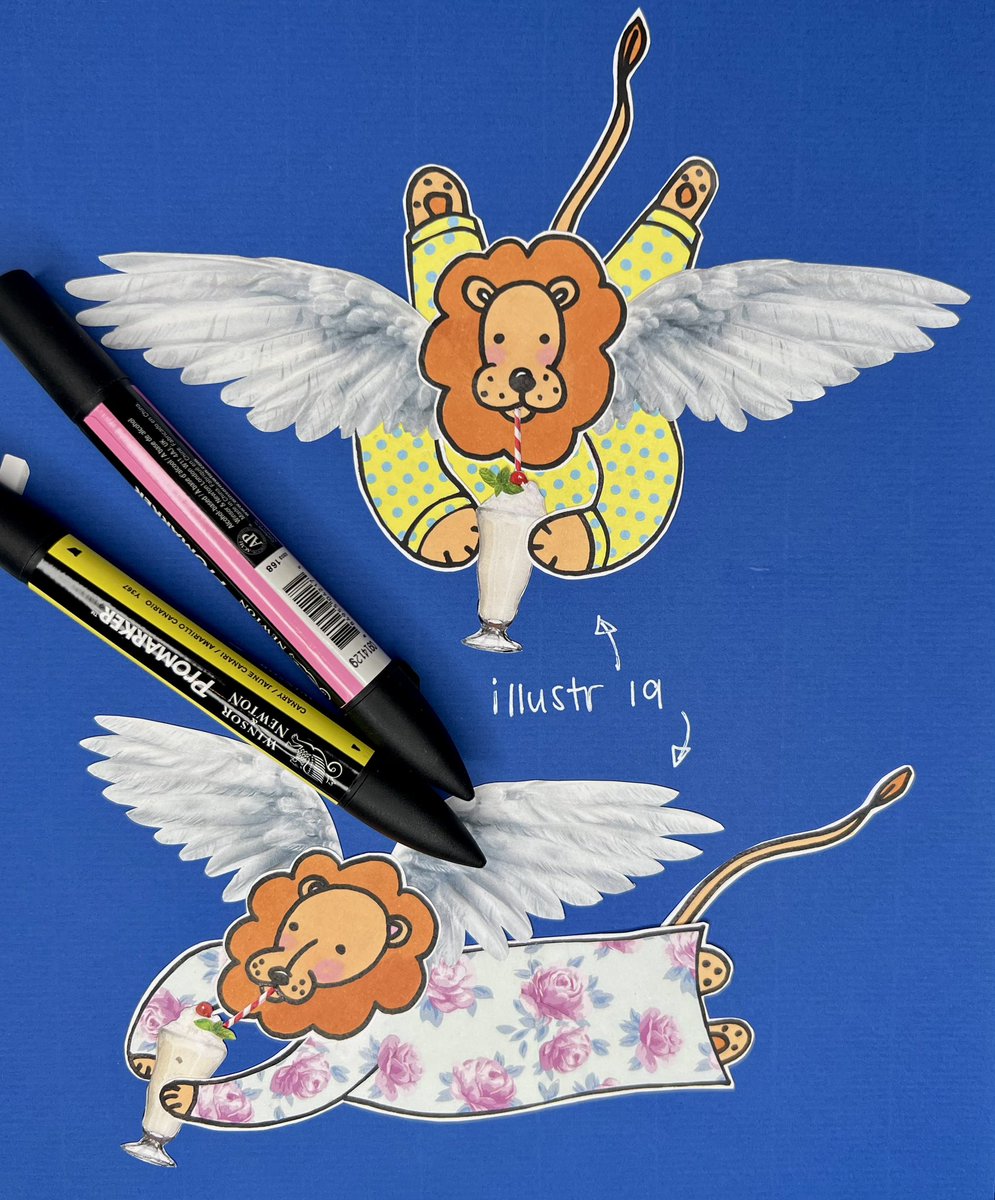 It's #TinsterTuesday and Baby T is already fast asleep and dreaming of lions in fluffy pyjamas…
… sipping sweet banana milkshakes 🍌 

Illustration from: 
Do Babies wear pyjamas?
#pb #ChildrensBooks #kidlit 
#illustration #writerillustrator