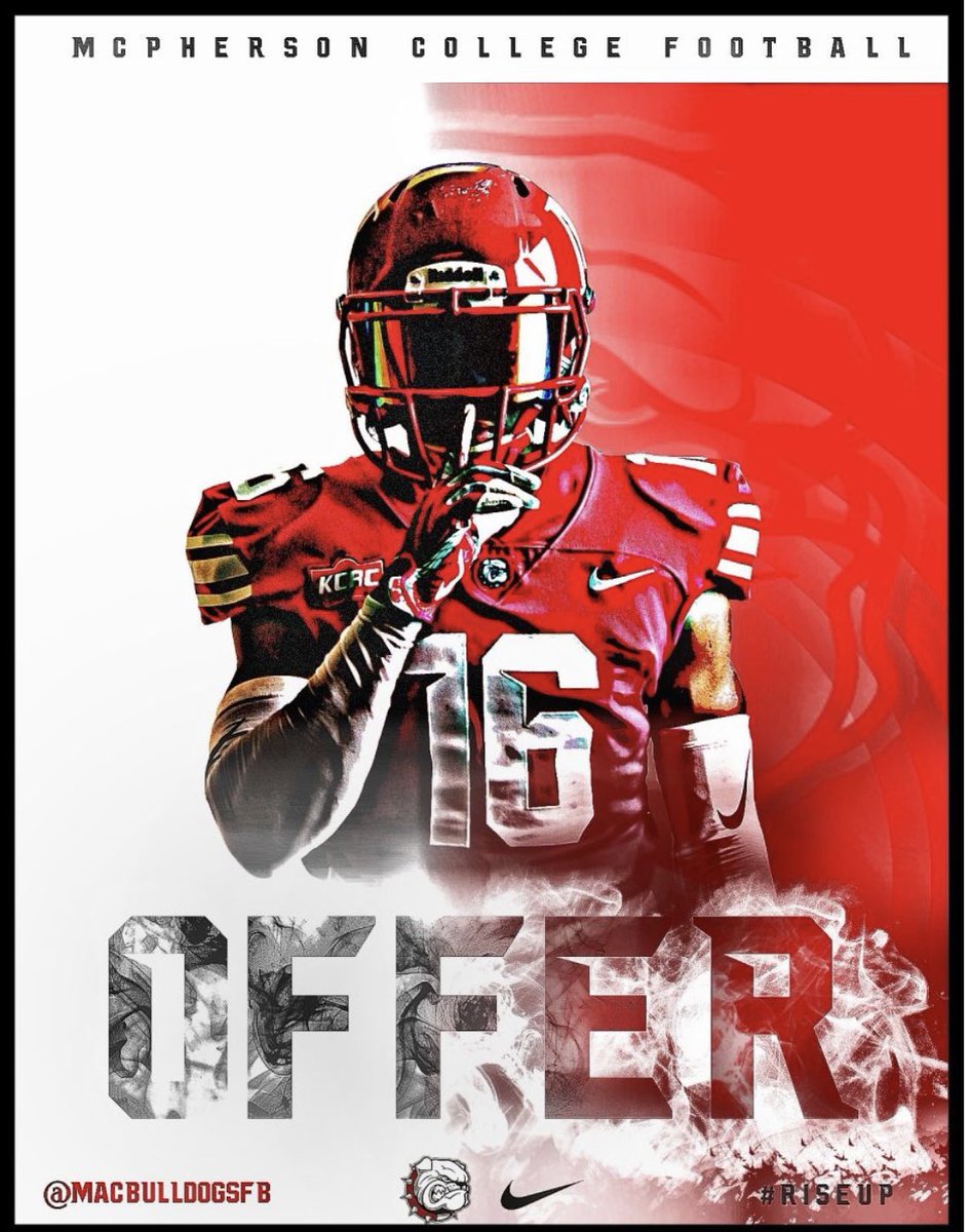 thankful and blessed to receive on offer from <a href="/MACBulldogsFB/">McPherson Football</a> <a href="/CoachJFisc/">Coach Fiscus</a>