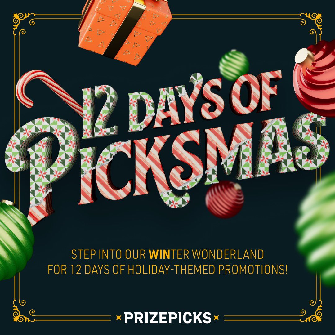 Time for a #PrizePicksmas Giveaway 🎁 5 winners get a 5-Pick Flex free entry to win $500 🤑 To enter: 1. Retweet this tweet 2. Follow @PrizePicks Winners announced tomorrow morning!