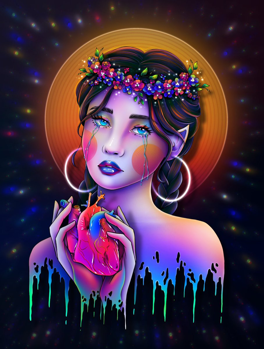 “Melancholia”, my amazing collab with <a href="/lunaleonis/">Luna 🌒</a> is still open for minting!

0.04E per edition 💎