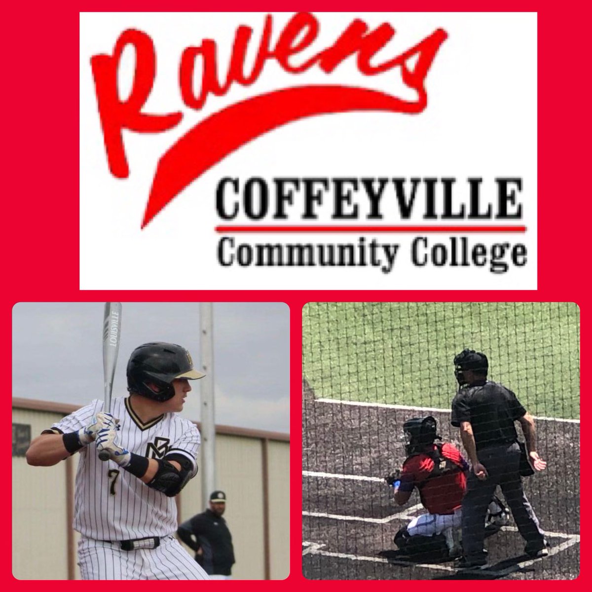I am excited to announce that I will be continuing my academic and athletic career at Coffeyville Community College.  I want to thank God first, as well as my parents, coaches and everyone else that helped me along the way.  
<a href="/redravensBB/">CCC Baseball</a>  <a href="/MVPBaseballOK/">MVP Baseball</a>   <a href="/Buff_Baseball/">McAlester Baseball</a>