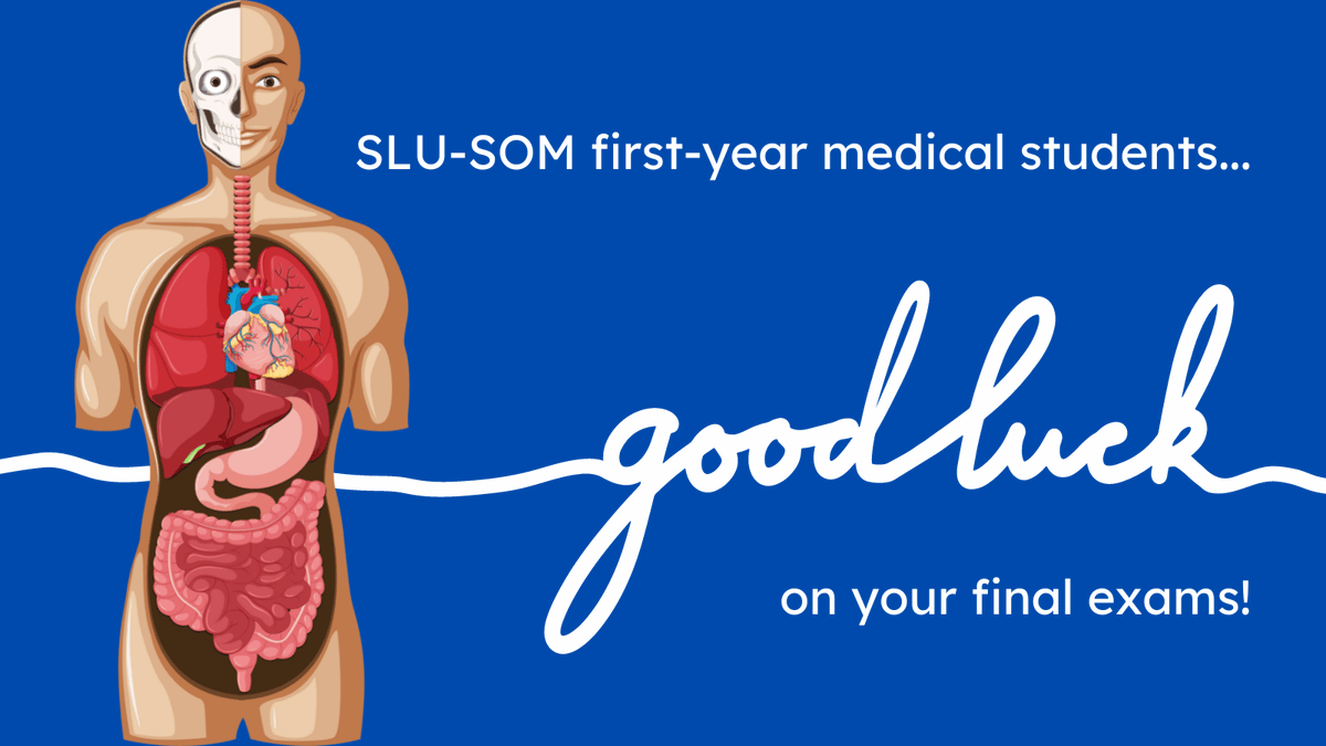 It is time! Final exams are here. Good luck @slusom M1 students!