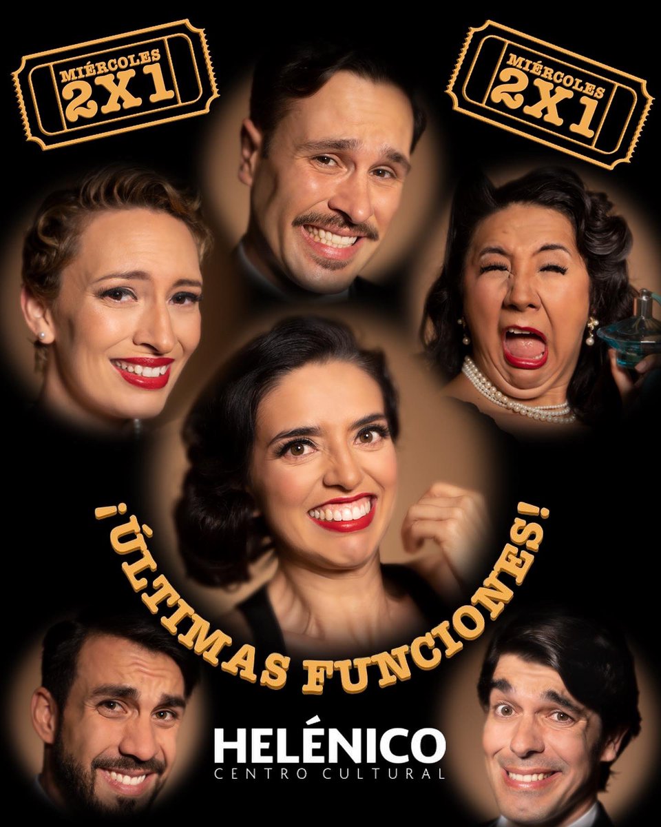 ¡Último MIÉRCOLES de 2x1! Aprovechen para comprar los regalos del intercambio, este fin son las 3 últimas funciones. Y traemos invitadazos…

Viernes 8PM ⭐️ @aliciajaziz 
Sábado 7PM ⭐️ <a href="/SoyDaiMusic/">Dai</a> 
Domingo 6PM ⭐️ <a href="/OkairyGiner/">OkaGiner</a> 
🎫 bit.ly/3QOT1Yc 👈🏻👈🏻

#LaHoraRadioRoma2