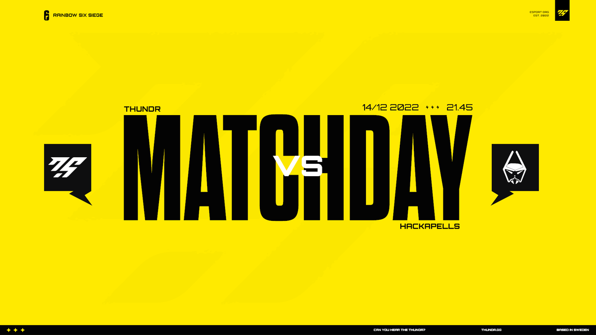 Game #3, will we be 3-0? <a href="/UbiNordicEsport/">Ubisoft Nordic esports</a> #R6S