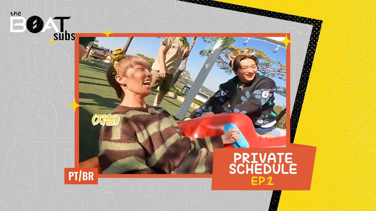 🚤 Olá, BOAT! 

Acabou de sair o EP.2 - e último - do Private Schedule com o ATBO.

Corre para assistir os meninos no Parque ATBO-Land.

Esperamos que aproveite 💛🖤

 📎 youtu.be/u9ZzpkRwAaA

#ATBO #에이티비오