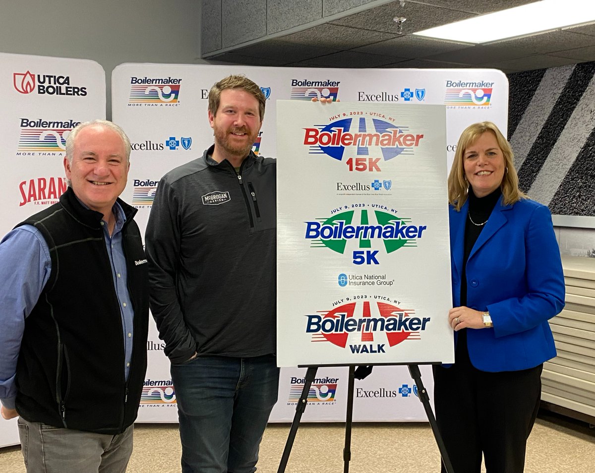 Excellus BCBS (@excellusbcbs) on Twitter photo Our Utica Regional President, Eve Van de Wal, had the pleasure of helping unveil the 2023 Boilermaker Road Race logo at today’s press conference. We are proud to once again be the presenting sponsor of the <a href="/Boilermaker15K/">Boilermaker Road Race</a> Road Race in Utica! Our Utica Regional President, Eve Van de Wal, had the pleasure of helping unveil the 2023 Boilermaker Road Race logo at today’s press conference. We are proud to once again be the presenting sponsor of the <a href="/Boilermaker15K/">Boilermaker Road Race</a> Road Race in Utica!