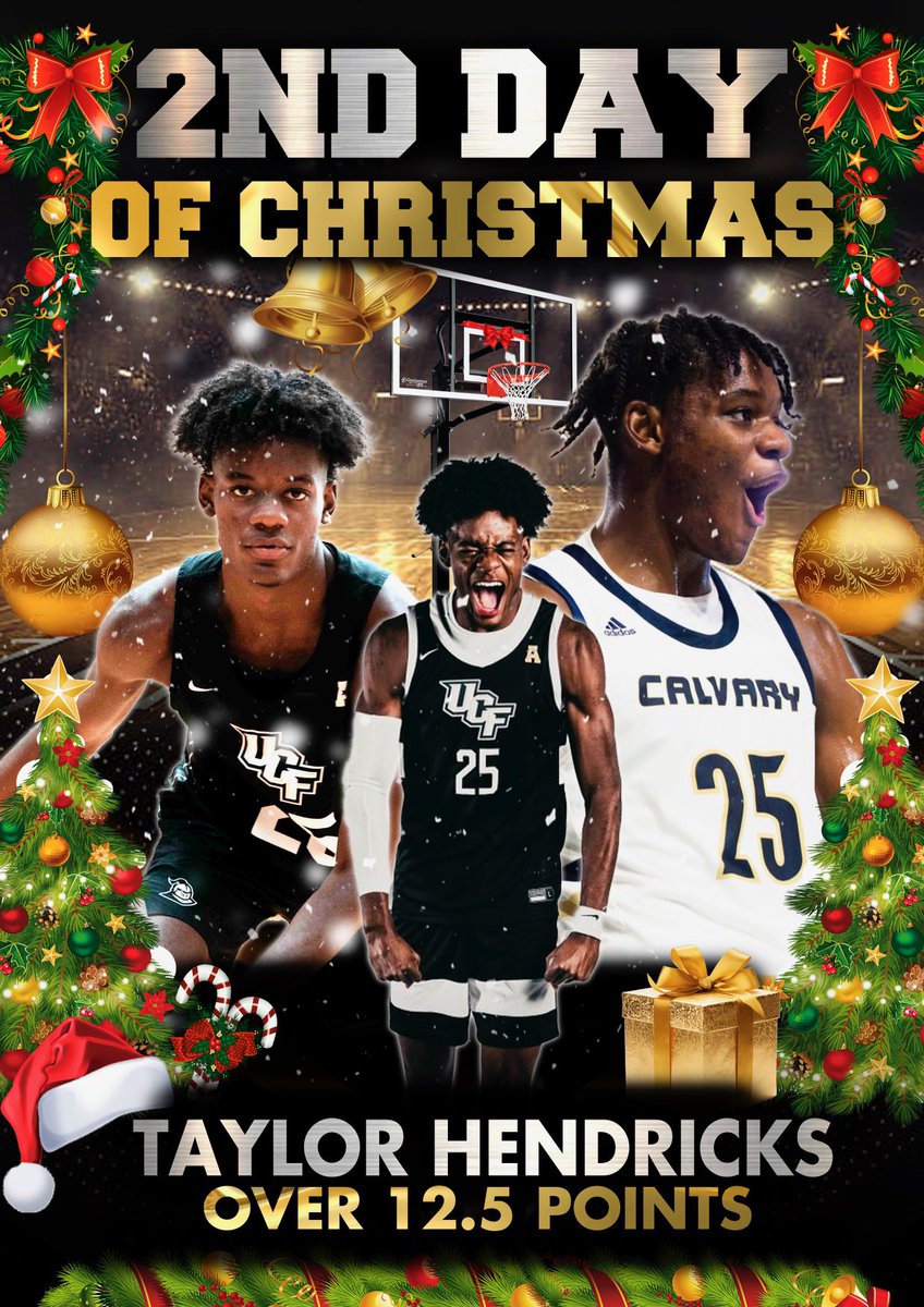 ProfessorsLabHQ's tweet image. 🎁 2nd Day of Christmas 

We are headed to the college ranks for Day 2… if Hendricks exceeds his point total tonight we will giveaway $50 💰 

Like, retweet, and you must be following us to enter!