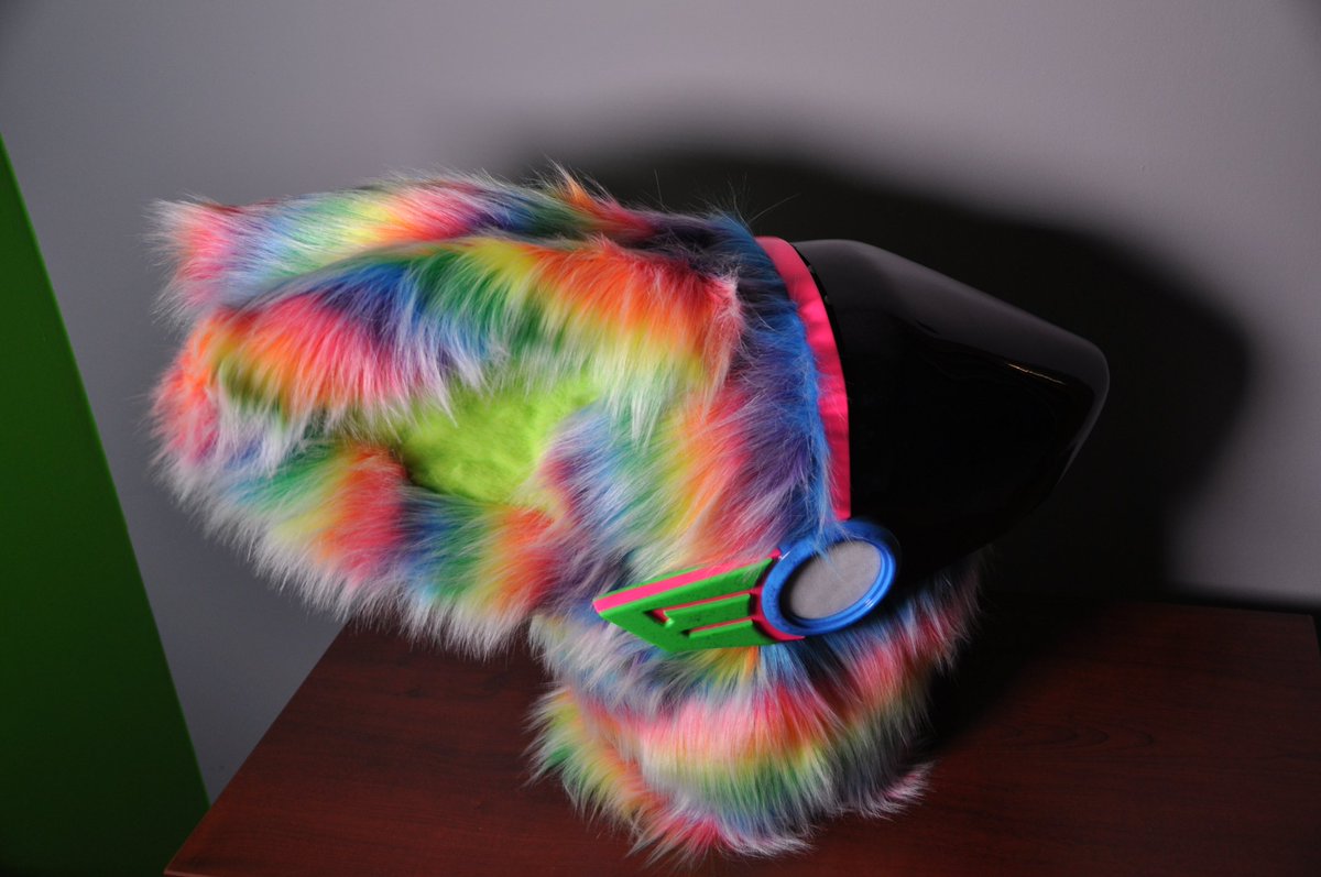 Soooooo... Do you like rainbow? 🌈 Because we do!

Name of this new Proto is R@in! And soon he will be done  and ready to be sold. With rainbow paws and tail! Write to us if you are interested 🌈

#protogen