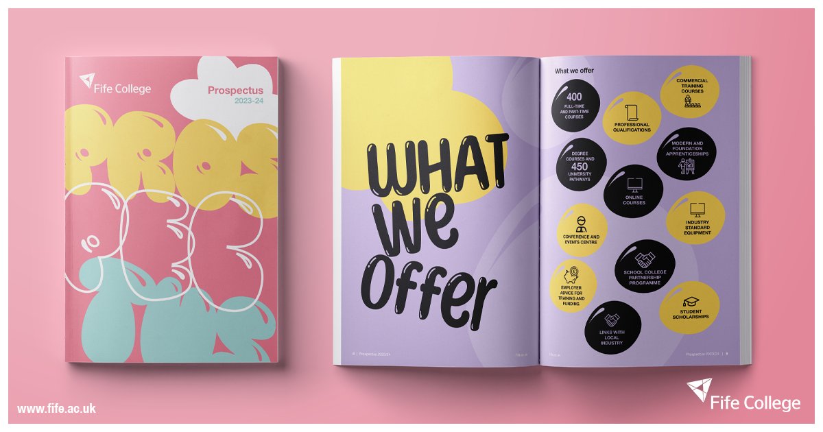 Fife College on Twitter "🚨 Our new Prospectus for 2023/24 OUT NOW