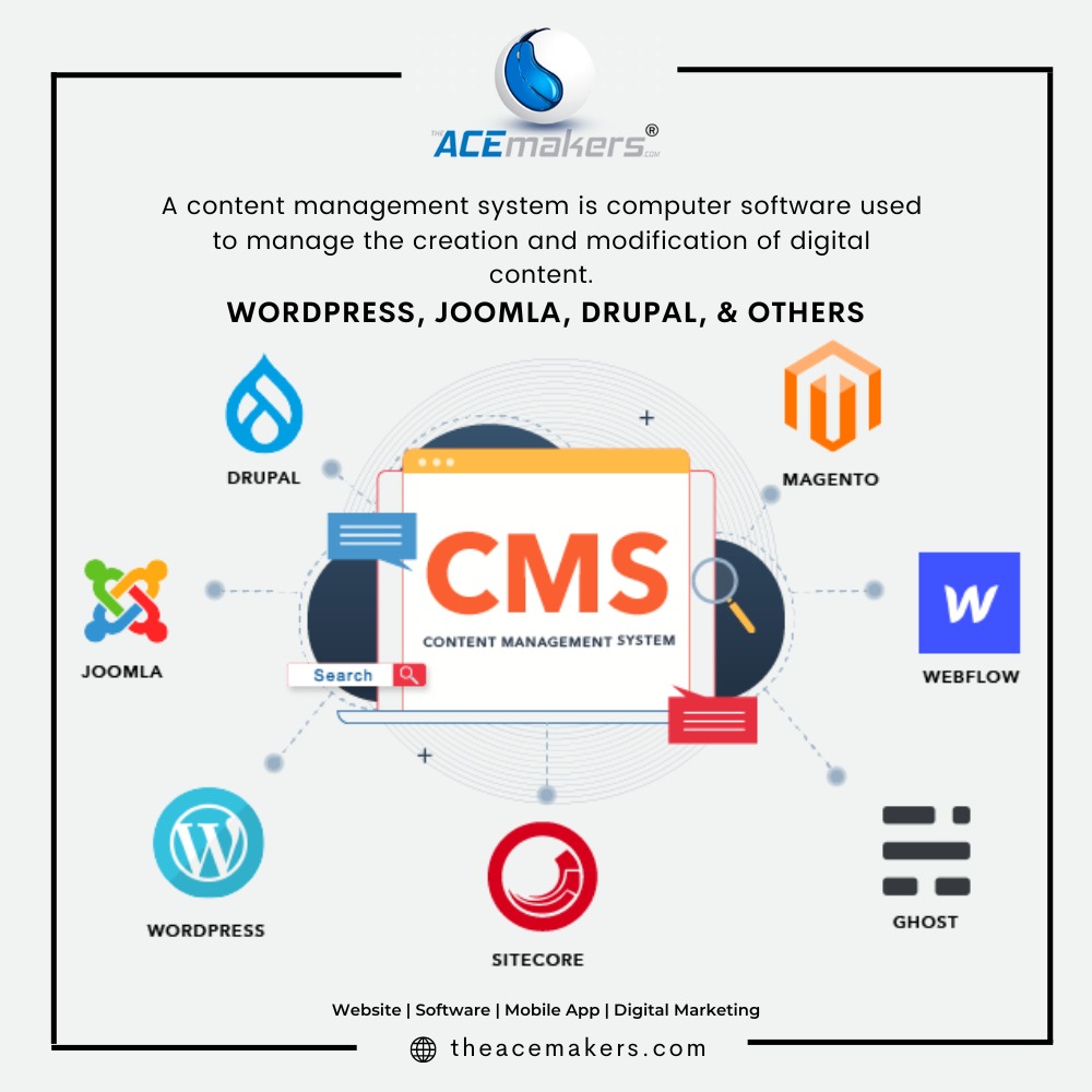 Acemakerstechno's tweet photo. CMS software used to manage the creation and modifications of digital content with WordPress, jhoomla, drupal and many more.

☎️𝐌𝐨𝐛𝐢𝐥𝐞: +91-9783865051
🌐𝐖𝐞𝐛𝐬𝐢𝐭𝐞: https://t.co/4EQtlkq5bX

#Acemakerstechnologies #webdevelopment #Digitalmarketing #AndroidApp #iOSApp https://t.co/JUxsvPiByC
